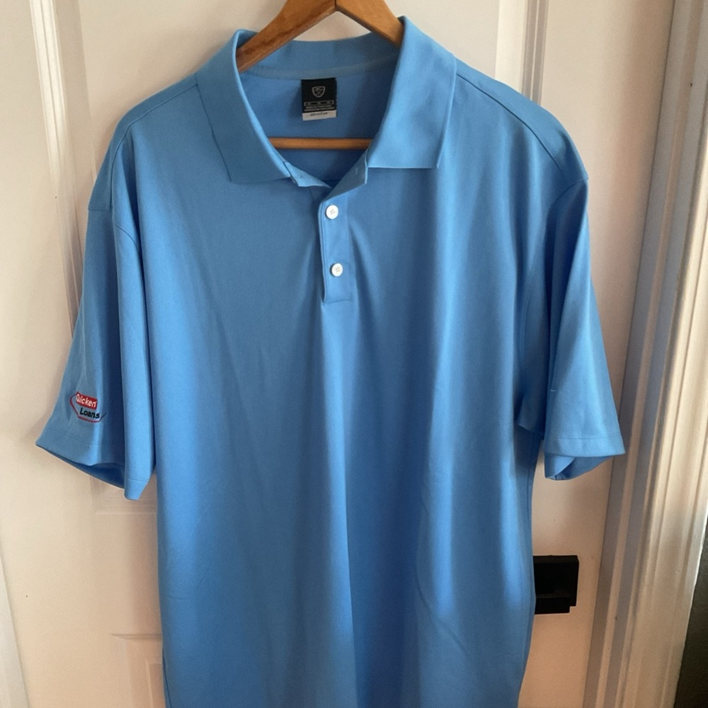 Nike Golf Dri-Fit UV - Short Sleeve Polo Shirt - Blue - Men’s Size X-Large